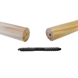 UNION P/CAÑO CORTINA MADERA