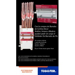 EXHIBIDOR DE PIE BARRAL...