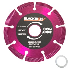 DISCO DIAM. BLACK IRON...