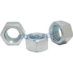TUERCAS HEX. GALV.  3/8  ALTAS (500U)
