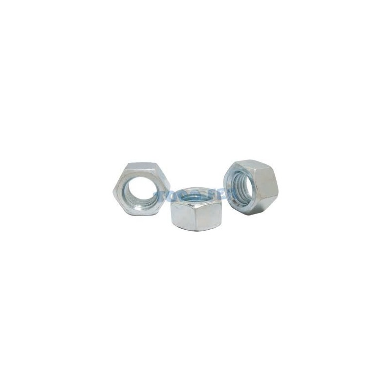 TUERCAS HEX. GALV.  3/8  ALTAS (500U)