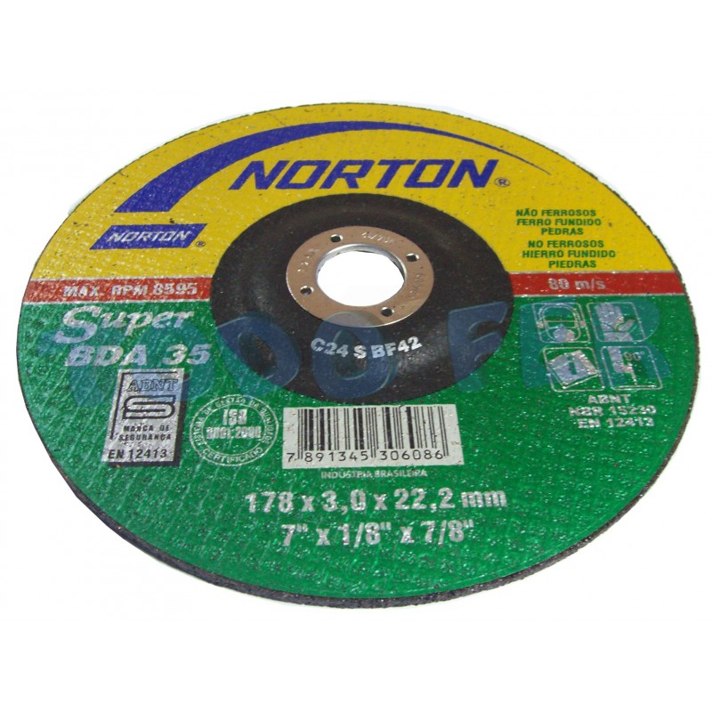 DISCO CARB.SILIC. NORTON 178X3,2 C/D