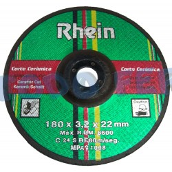 DISCO CARB.SILIC. RHEIN C/D 178X3.2