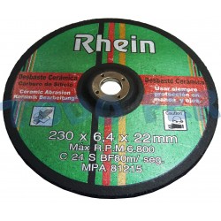 DISCO CARB.SILIC. RHEIN C/D 230X6.4