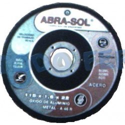 DISCO OXI.ALUM. ABRASOL PLANO 178X1.6