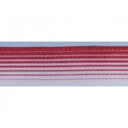 CINTA RAYADA  P/SILLON.ROJO