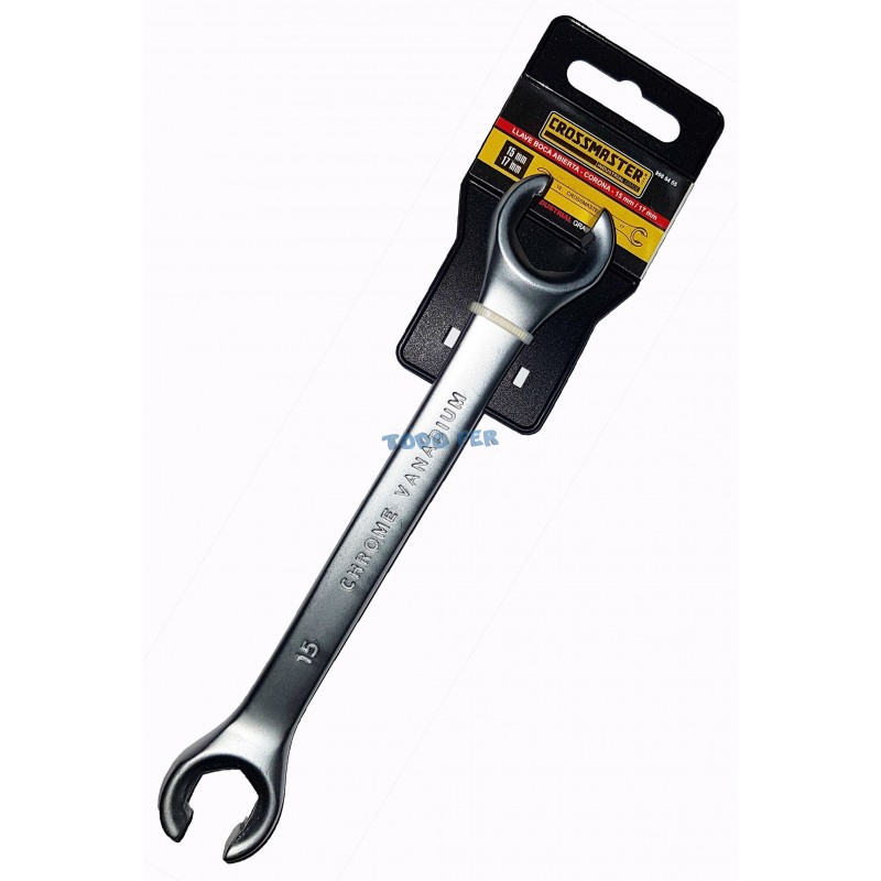 LLAVE FIJA BOCA HEXAGONAL 15 X 17 MM