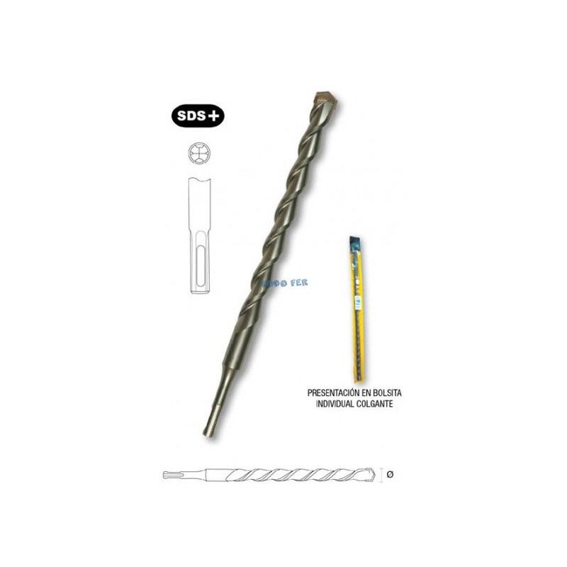 MECHA SDS PLUS MOTA 12 X 410 MM