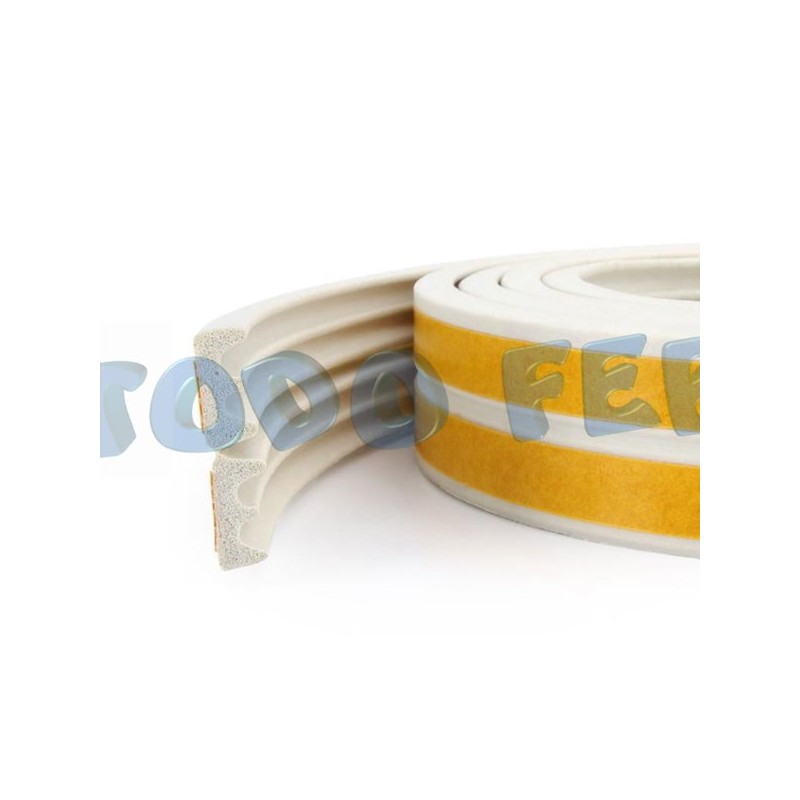 BURLETES GOMA SBD TIPO E BLANCO 5.2MTS