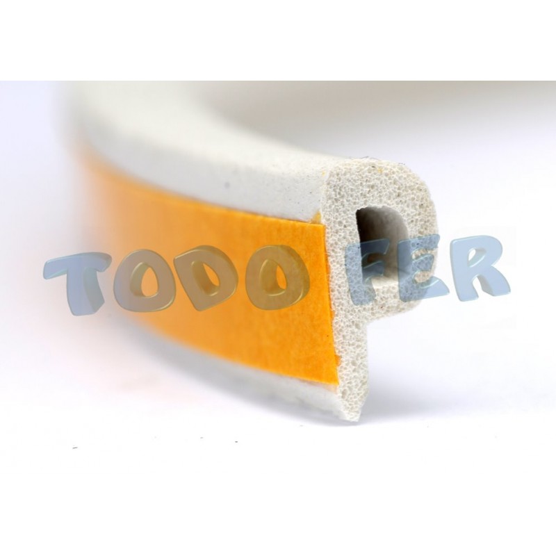 BURLETES GOMA SBD TIPO P BLANCO 5.2MTS