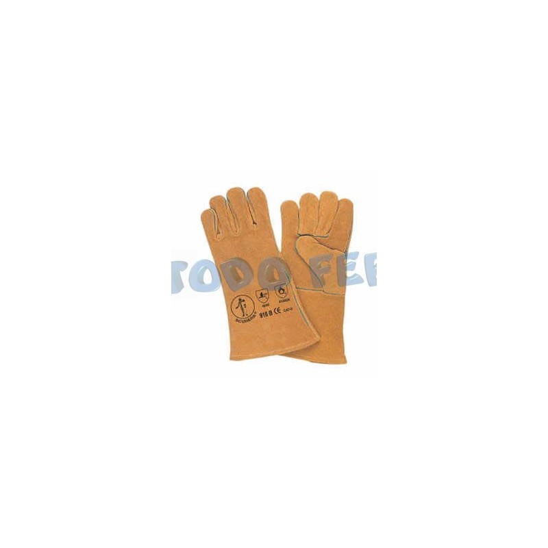 GUANTE CVE SOLDADOR KEVLAR AMARILLO (PAR)