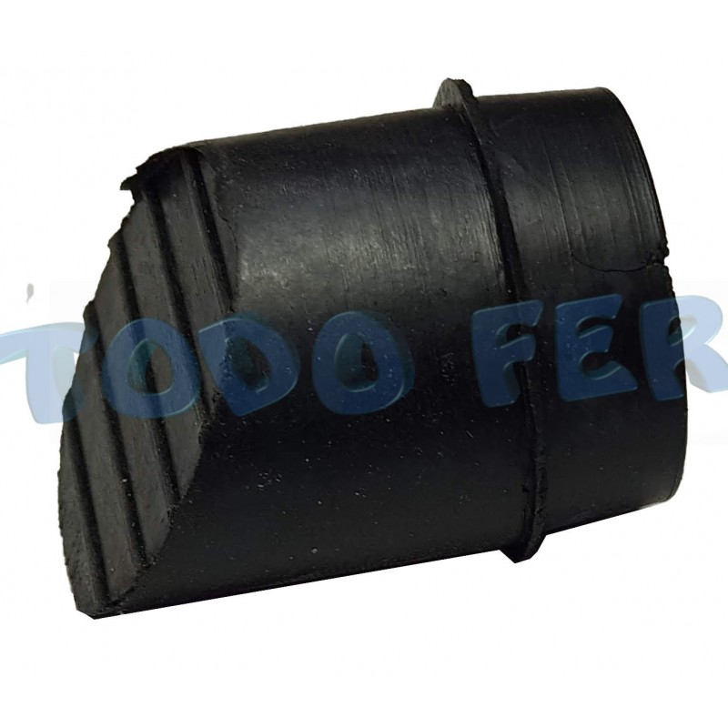 REGATON GOMA ESCALERA 22MM NEGRO (10U)