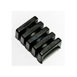 REGATON PLAST. RANURADO 7/8  NEGRO (50U)