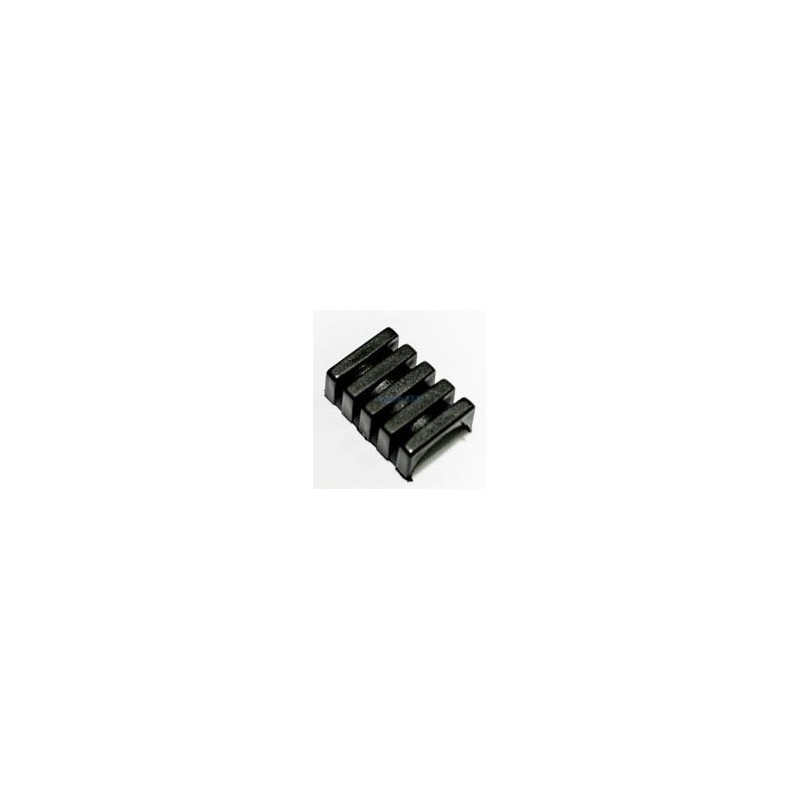 REGATON PLAST. RANURADO 7/8  NEGRO (50U)