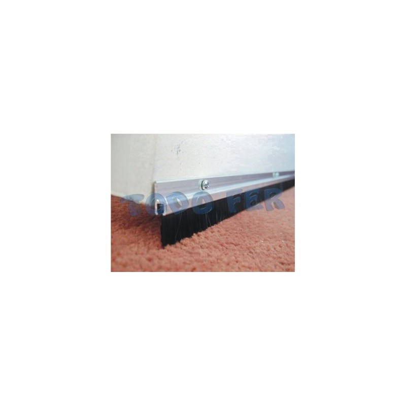 ZOCALOS ALUMINIO/CEPILLO 100 CM