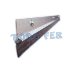ZOCALOS ALUMINIO/GOMA 100 CM