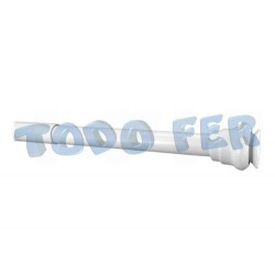 CAÑO EXTENSIBLE 1 A 2 MTS BLANCO