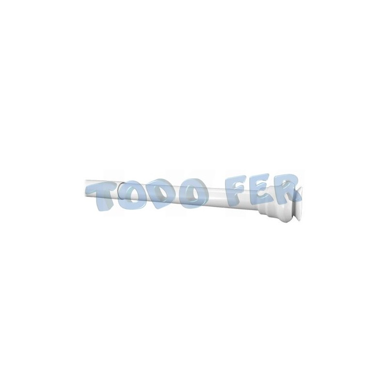 CAÑO EXTENSIBLE 1 A 2 MTS BLANCO