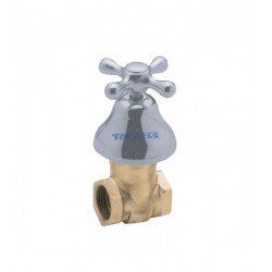 LLAVE ESCLUSA CROMO 1/2 C/CAMP
