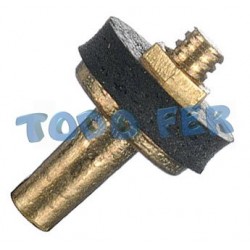VALVULA BRONCE CON GOMA 3/4