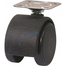 RUEDA P/MUEBLES DOBLE BASE GIRAT 40MM