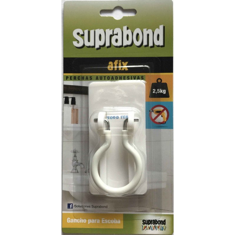 GANCHO AUTOADH. P/ESCOBA ARO PLAST.
