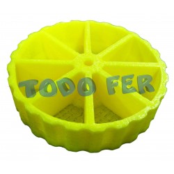RUEDA NYLON 150MM X 30MM ANCHO 3D