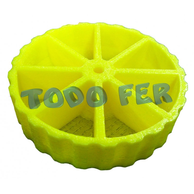 RUEDA NYLON 150MM X 30MM ANCHO 3D
