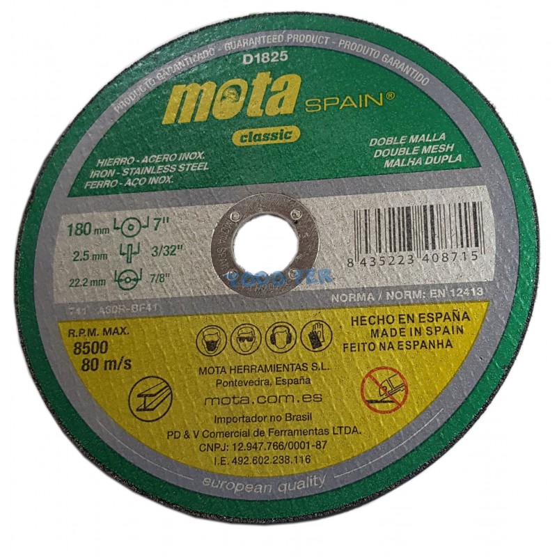 DISCO OXI.ALUM. MOTA PLANO 178X2,5
