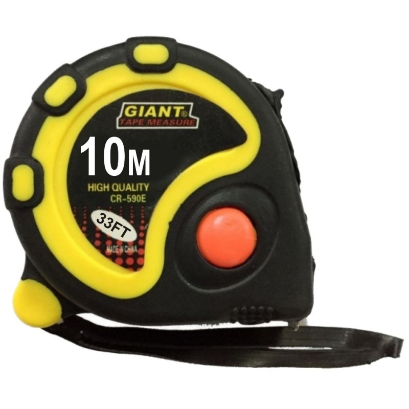 CINTA METR. GOMA C/FRENO  10MT.GIANT