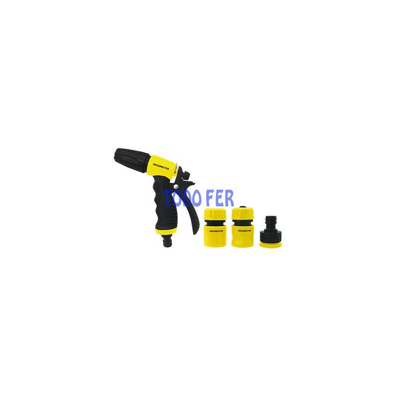 REGADOR PISTOLA CROSS 1 POSICION SOFT C/ KIT