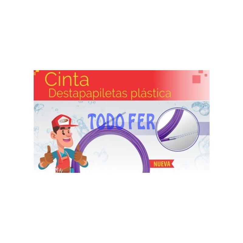 DESTAPA PILETA  PLAST. 5MM X  5MTS