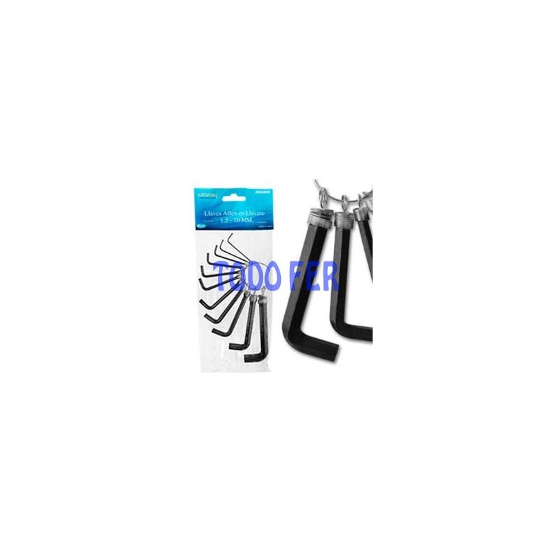 LLAVE ALLEN MM LLAVERO X 10PZS