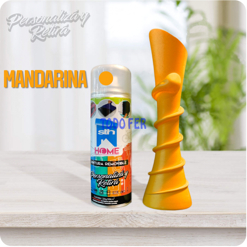 PINTURA REMOVIBLE AEROSOL NARANJA 308ML/220GRS