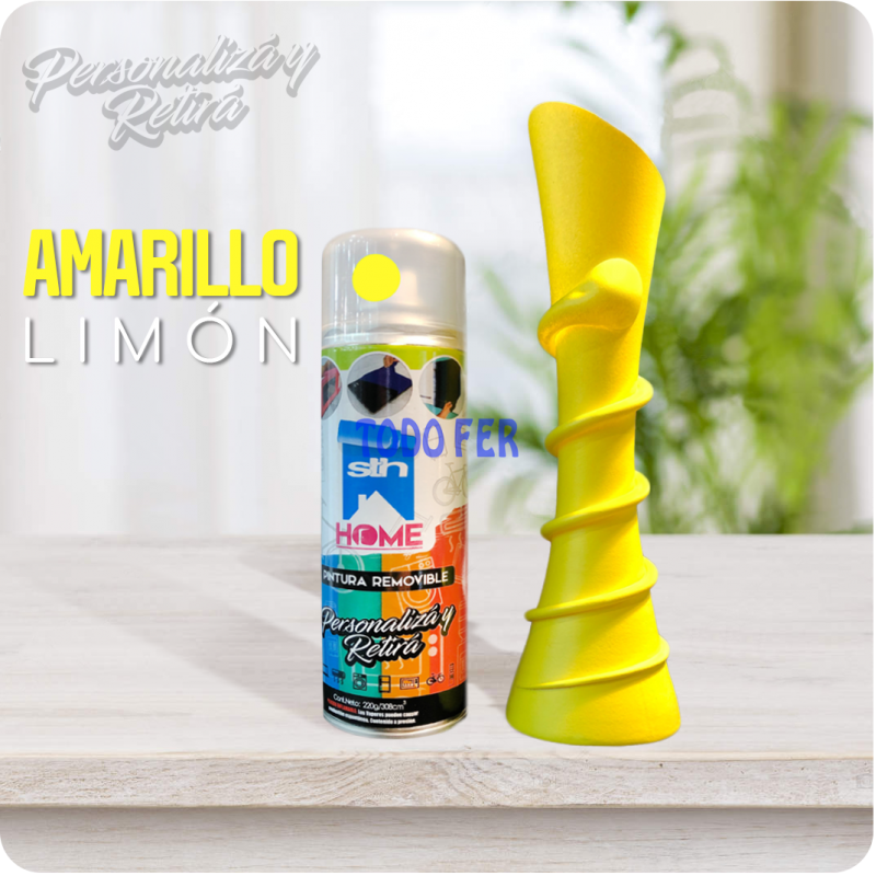 PINTURA REMOVIBLE AEROSOL AMARILLO 308ML/220GRS