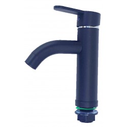 MONOCOMANDO LAVATORIO ABS CURVO NEGRO