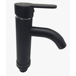 MONOCOMANDO LAVATORIO ABS CURVO NEGRO