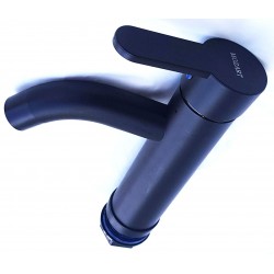 MONOCOMANDO LAVATORIO ABS CURVO NEGRO