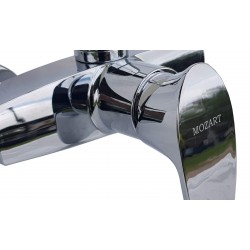 MONOCOMANDO PARED ABS PICO ALTO CROMO