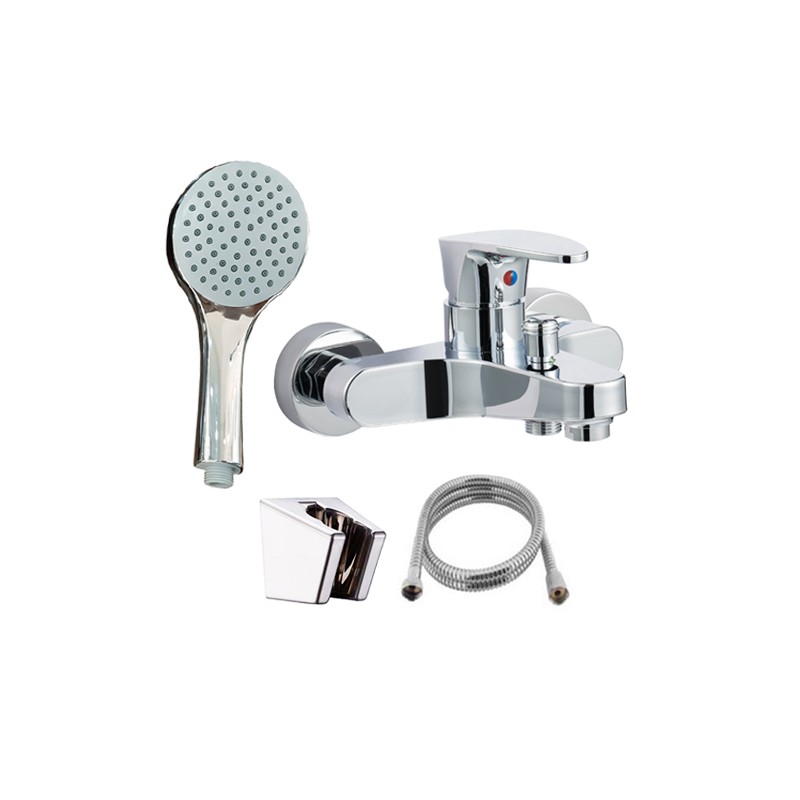 MONOCOMANDO DUCHA ABS C/TRANSF CROMO