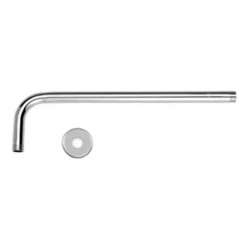 BRAZO LLUVIA AC.INOX 45CM X 90º