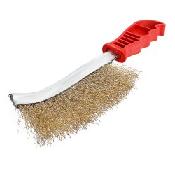 CEPILLO BRONCEADO TIGER C/MANGO PLAST.