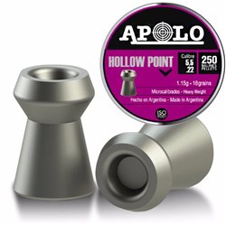 BALINES 5,50 HOLLOW POINT LATA X 250U