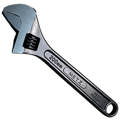 LLAVE AJUSTABLE  METZ FOSFATIZADA  8