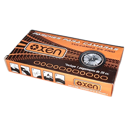 PARCHES P/CAMARA 34 X 24MM + SOLUCION (48U)