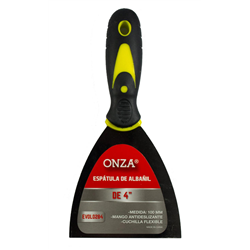 ESPATULA  ONZA 100MM MANGO PLAST-GOMA