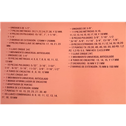 BOCALLAVE KETTLER   1/4-3/8-1/2 SET X 120PZ (MM)