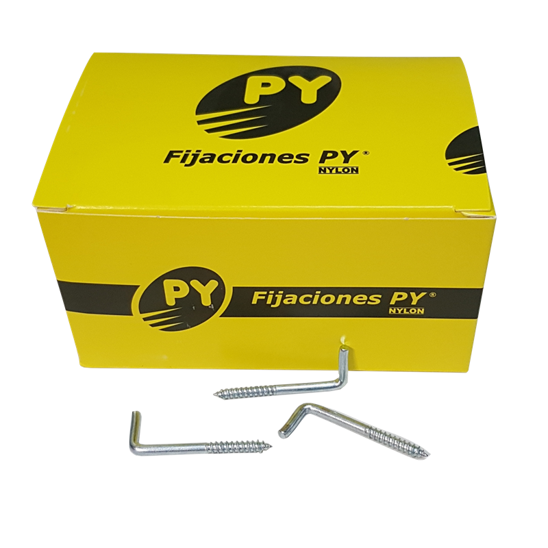 PITON  PY  N° 6 ESCUADRA (100U) SIN TOPE
