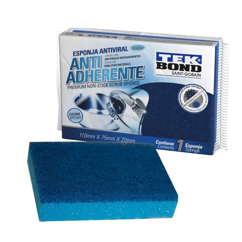 ESPONJA TEK BOND ANTIADHERENTE AZUL