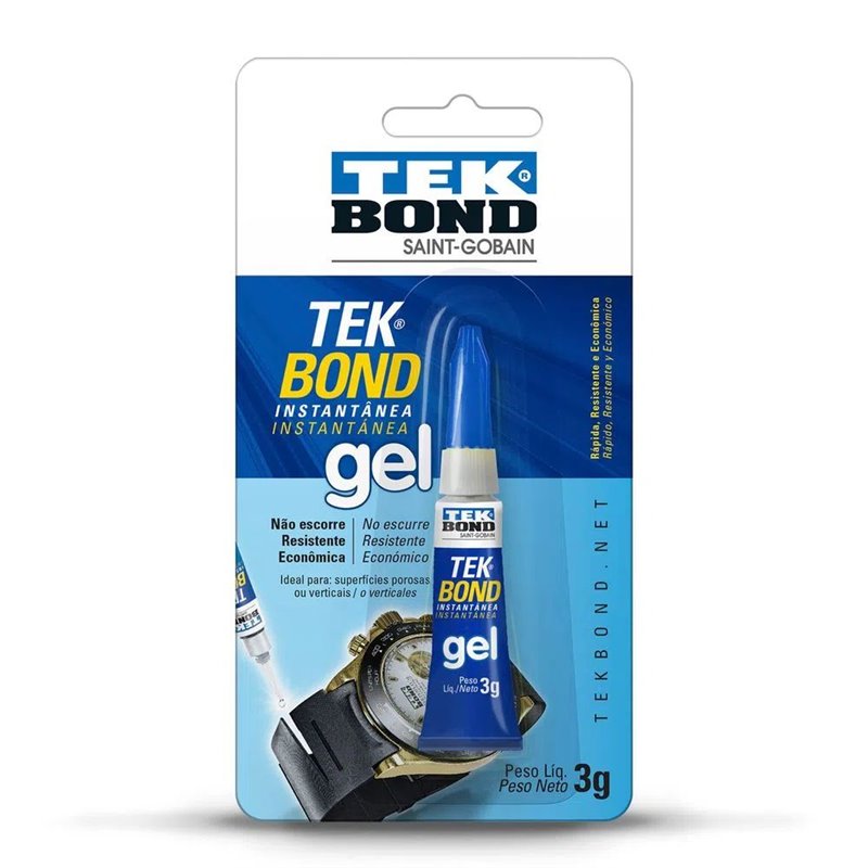 ADHESIVO INSTANTANEO TEK BOND 3GR GEL